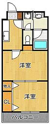 ウィングス片野II 2階