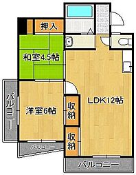 プリンセス片野II 2階