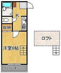 レオパレス高坊II 2階