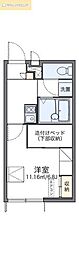 レオパレスさくら 1階1Kの間取り