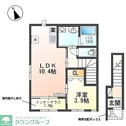 間取図画像 1LDK