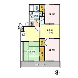 間取図画像 3LDK
