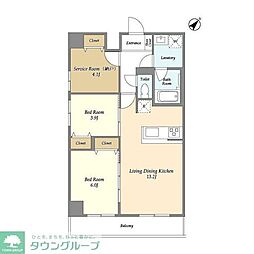 間取図画像 2SLDK