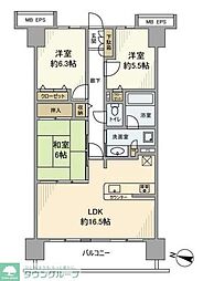 間取図画像 3LDK