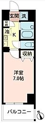 間取図画像 1K