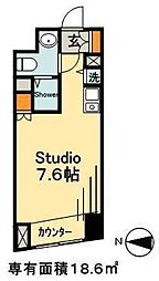 SOCIETYSEASONS ワンルームの間取図画像