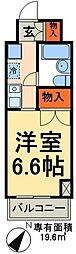 ポルタオーレア 1Kの間取図画像