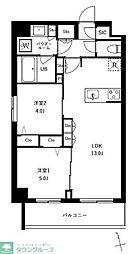 アーバンパーク船堀II 2LDKの間取図画像