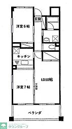 グランルーチェ 2LDKの間取図画像