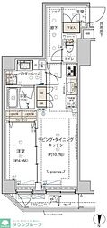 ARCOBALENO錦糸町 1LDKの間取図画像