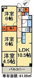 プライムガーデン 3LDKの間取図画像