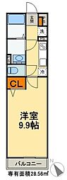 リブリ・リブラ 1Kの間取図画像