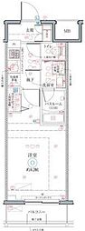 CREVISTAお花茶屋 1Kの間取図画像