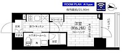 ステージグランデ本千葉 1Kの間取図画像