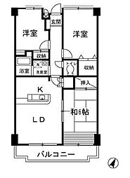 コンフォール瑞江 3LDKの間取図画像