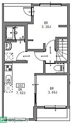OPEN RISE小岩I 1SDKの間取図画像