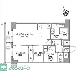 間取図画像 2SLDK