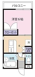 間取図画像 1DK