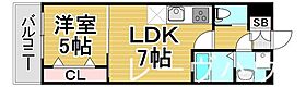 福岡県福岡市東区千早５丁目（賃貸マンション1LDK・9階・29.48㎡） その2