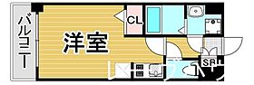 福岡県福岡市中央区荒戸１丁目（賃貸マンション1K・4階・23.20㎡） その2