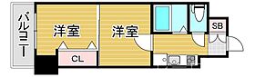 福岡県福岡市南区清水１丁目（賃貸マンション2K・7階・23.51㎡） その2