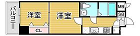 福岡県福岡市博多区博多駅南２丁目（賃貸マンション2K・14階・23.18㎡） その2