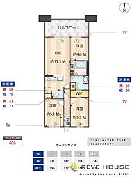 Nudgeone.照葉 3LDKの間取図画像