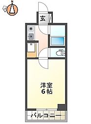 ダイアパレス佐古三番町 1Kの間取図画像