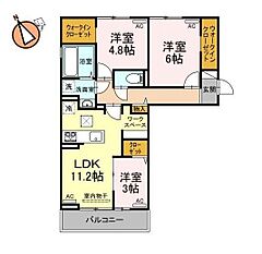 物件の間取り