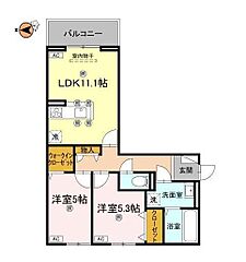 物件の間取り