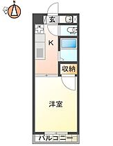 徳島県徳島市佐古七番町（賃貸マンション1K・5階・25.00㎡） その2