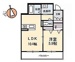 徳島県徳島市住吉4丁目（賃貸マンション1LDK・3階・41.24㎡） その2