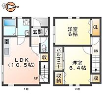 徳島県徳島市八万町橋本（賃貸アパート2LDK・1階・57.15㎡） その2