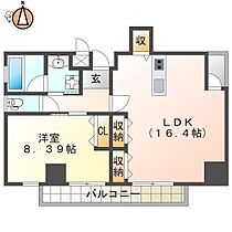 徳島県徳島市幸町1丁目（賃貸マンション1LDK・8階・56.08㎡） その2