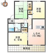 徳島県徳島市金沢2丁目（賃貸アパート3LDK・1階・67.42㎡） その2