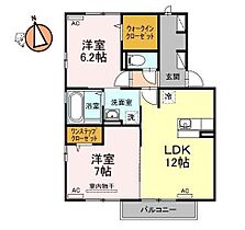 徳島県徳島市東吉野町3丁目（賃貸アパート2LDK・2階・62.10㎡） その2