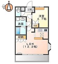 徳島県徳島市中島田町2丁目（賃貸アパート1LDK・1階・41.20㎡） その2