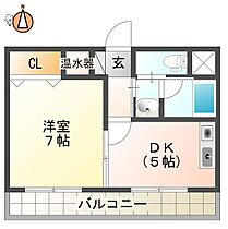 徳島県徳島市南末広町（賃貸アパート1DK・2階・30.00㎡） その2