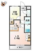 徳島県徳島市八万町橋本（賃貸アパート1LDK・1階・36.00㎡） その2