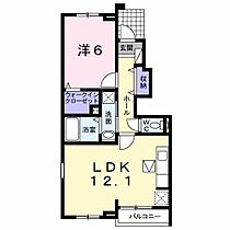 徳島県名西郡石井町石井字白鳥（賃貸アパート1LDK・1階・45.06㎡） その2