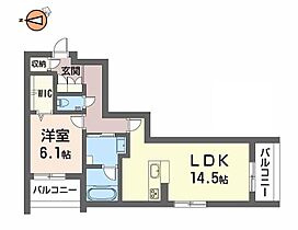 徳島県徳島市西新町1丁目（賃貸マンション1LDK・3階・54.57㎡） その2