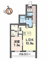 徳島県徳島市下助任町5丁目（賃貸マンション1LDK・3階・60.07㎡） その2