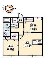 徳島県徳島市鮎喰町1丁目（賃貸マンション2LDK・1階・58.20㎡） その2