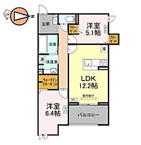 徳島県徳島市北田宮2丁目（賃貸アパート2LDK・2階・60.47㎡） その2