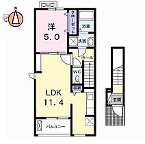 徳島県徳島市南矢三町1丁目（賃貸アパート1LDK・2階・42.28㎡） その2