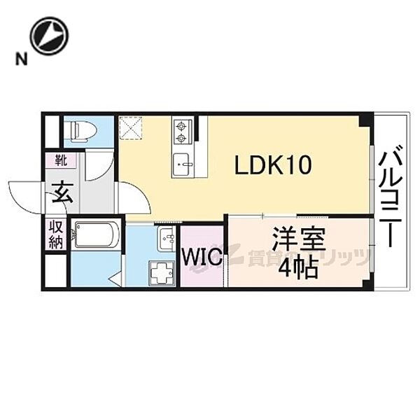 滋賀県大津市月輪２丁目(賃貸マンション1LDK・2階・36.00㎡)の写真 その2