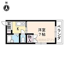 アクティ山一 302 ｜ 滋賀県大津市一里山２丁目（賃貸マンション1K・3階・23.40㎡） その2