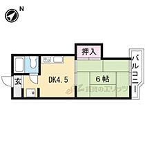 滋賀県野洲市栄（賃貸マンション1DK・4階・30.54㎡） その2