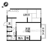 滋賀県野洲市行畑１丁目（賃貸アパート1LDK・1階・42.50㎡） その2