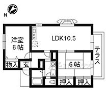 ロイヤルシャトーＢ棟 201 ｜ 滋賀県近江八幡市中村町（賃貸アパート2LDK・2階・53.93㎡） その2